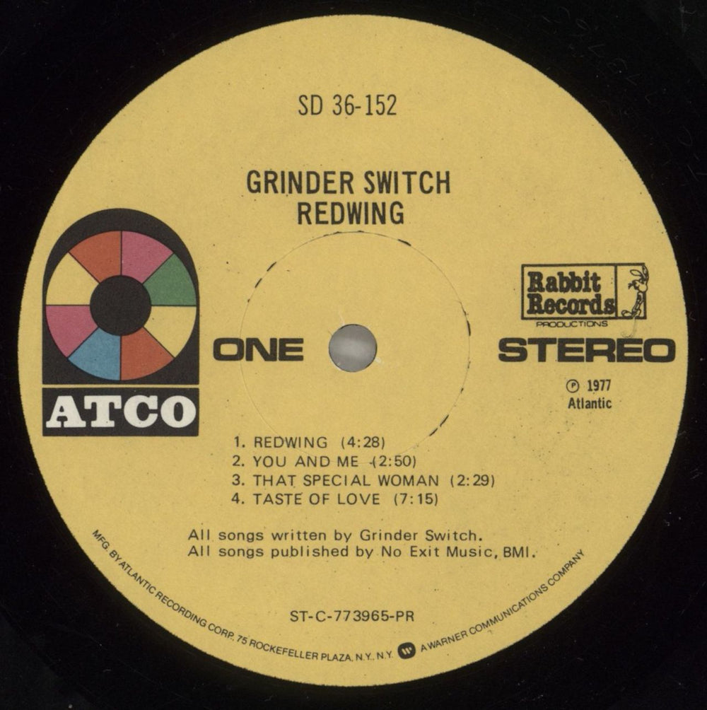 Grinderswitch Redwing US vinyl LP album (LP record) GWTLPRE348752