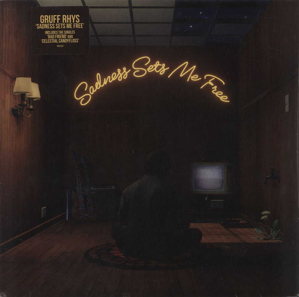 Gruff Rhys Sadness Sets Me Free - Sealed UK vinyl LP album (LP record) RT0420LP