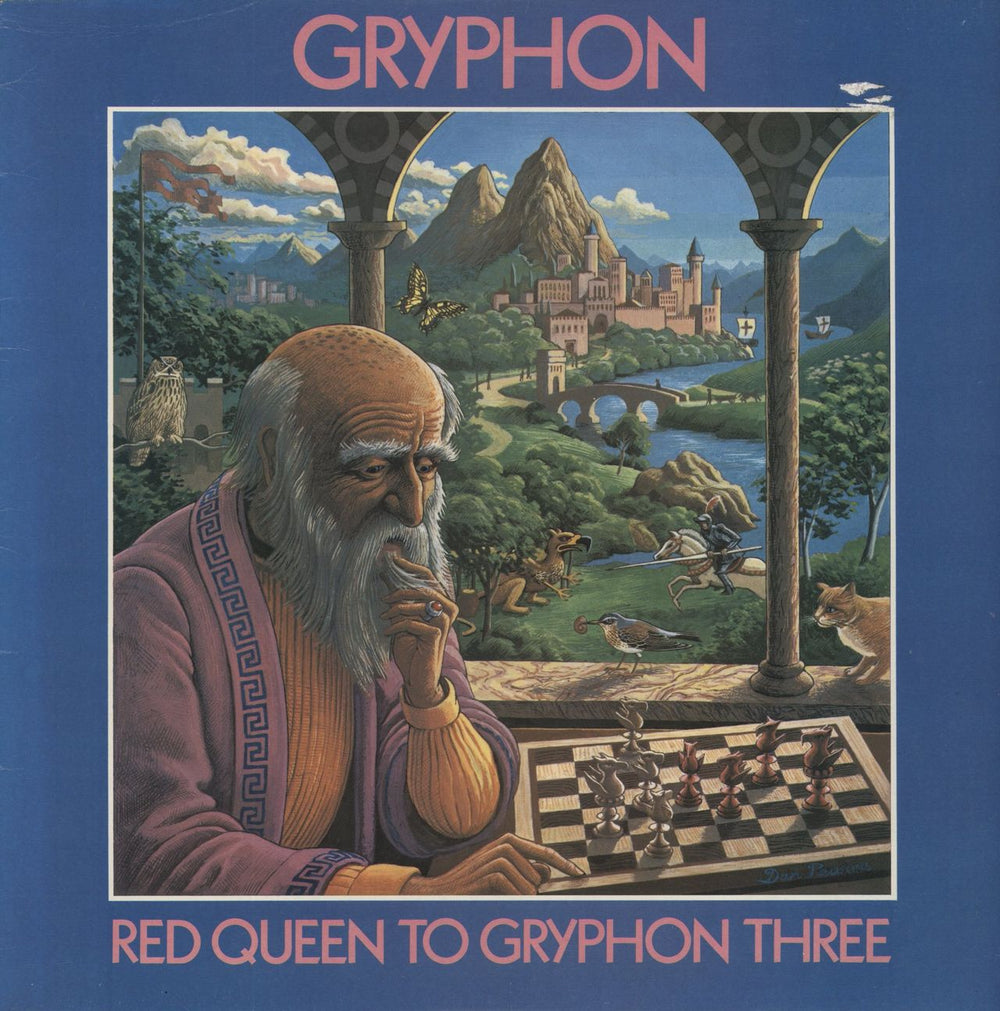 Gryphon Red Queen To Gryphon Three - EX UK vinyl LP album (LP record) TRA287