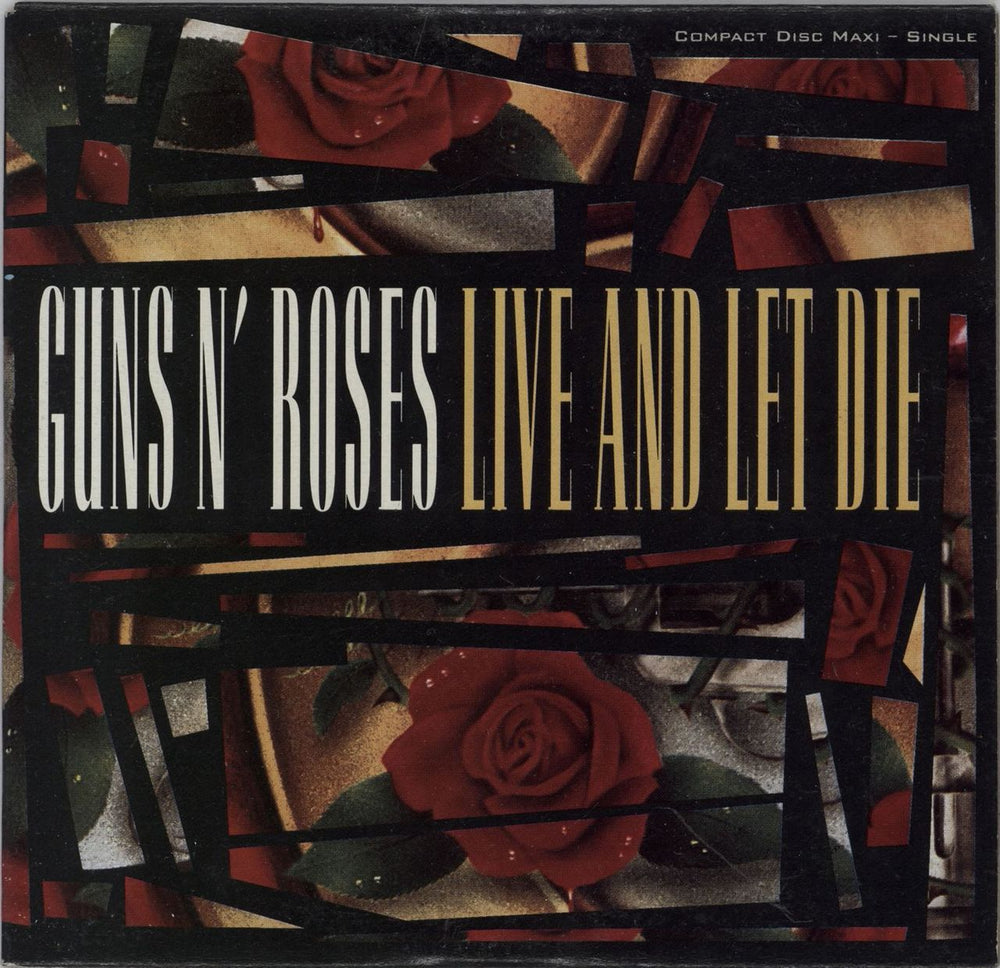 Guns N Roses Live And Let Die Australian CD single (CD5 / 5") GEFD21692