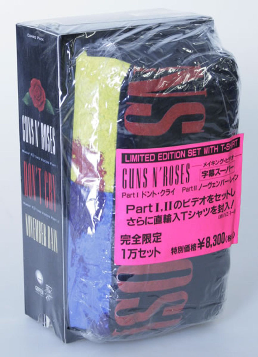 Guns N Roses Makin' F@*!ing Videos Combo Pack - Sealed Japanese video (VHS or PAL or NTSC) MVVZ-1~2