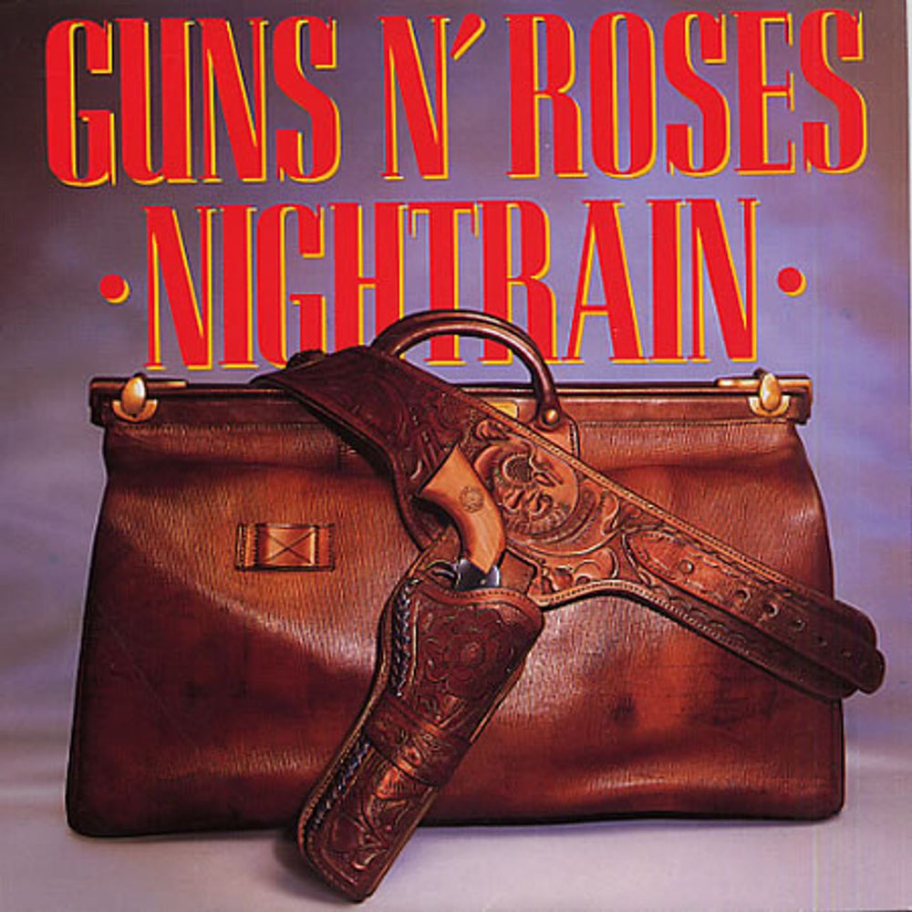 Guns N Roses Nightrain + Sleeve UK 7" vinyl single (7 inch record / 45) GEF60