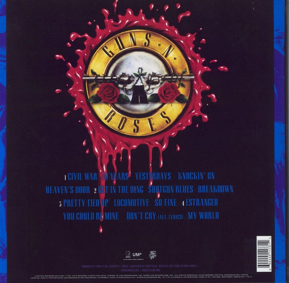 Guns N Roses Use Your Illusion II UK 2-LP vinyl record set (Double LP Album) 602445117314