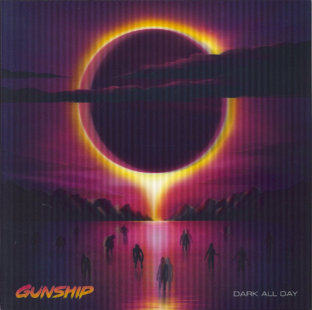 Gunship Dark All Day - Lenticular Sleeve + Slip Mat UK 2-LP vinyl record set (Double LP Album) HITH008LP