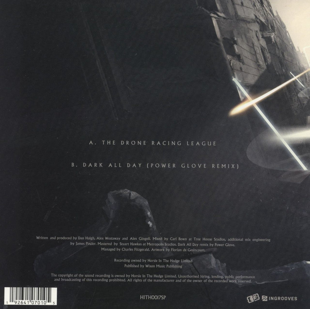 Gunship The Drone Racing League UK 7" vinyl single (7 inch record / 45) 192641070099