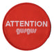 Gus Gus Attention Patch UK Promo memorabilia PATCH