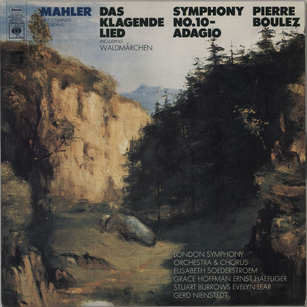 Gustav Mahler Das Klagende Lied / Symphony No. 10 UK 2-LP vinyl record set (Double LP Album) 77233