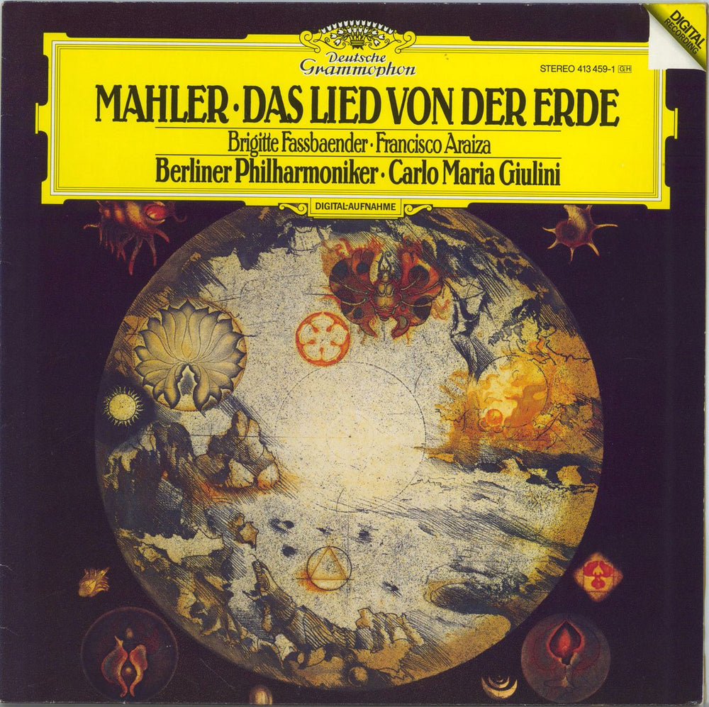 Gustav Mahler Das Lied Von Der Erde German vinyl LP album (LP record) 413459-1