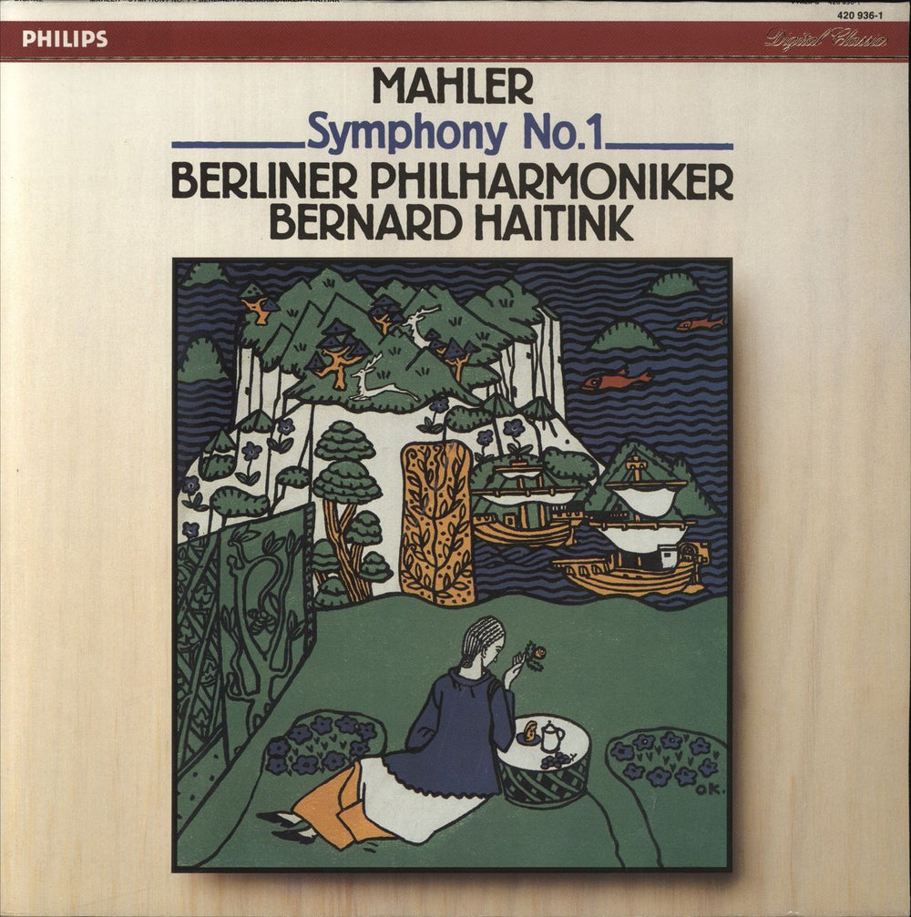 Gustav Mahler Symphony No. 1 Dutch vinyl LP album (LP record) 420936-1