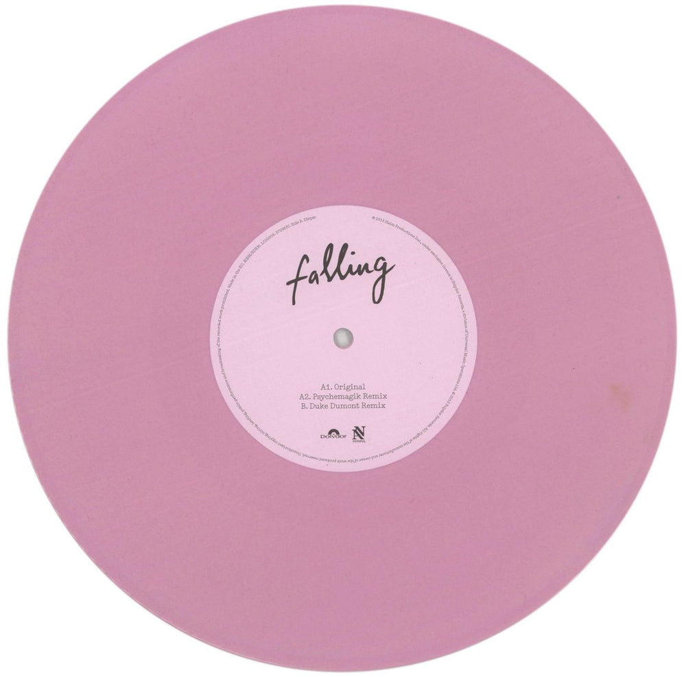Haim Falling - Pink Vinyl UK 10" vinyl single (10 inch record) IYJ10FA870996