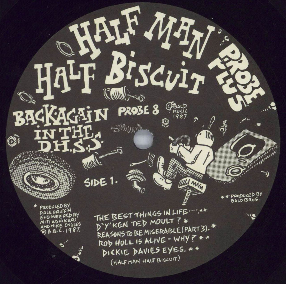 Half Man Half Biscuit Back Again In The D.H.S.S. - EX UK vinyl LP album (LP record) HHBLPBA822773