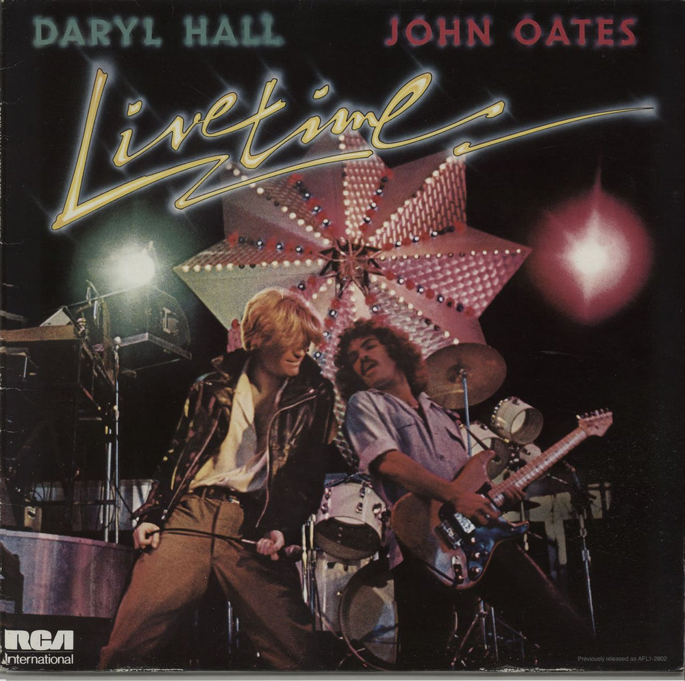 Hall & Oates Livetime German vinyl LP album (LP record) NL84722