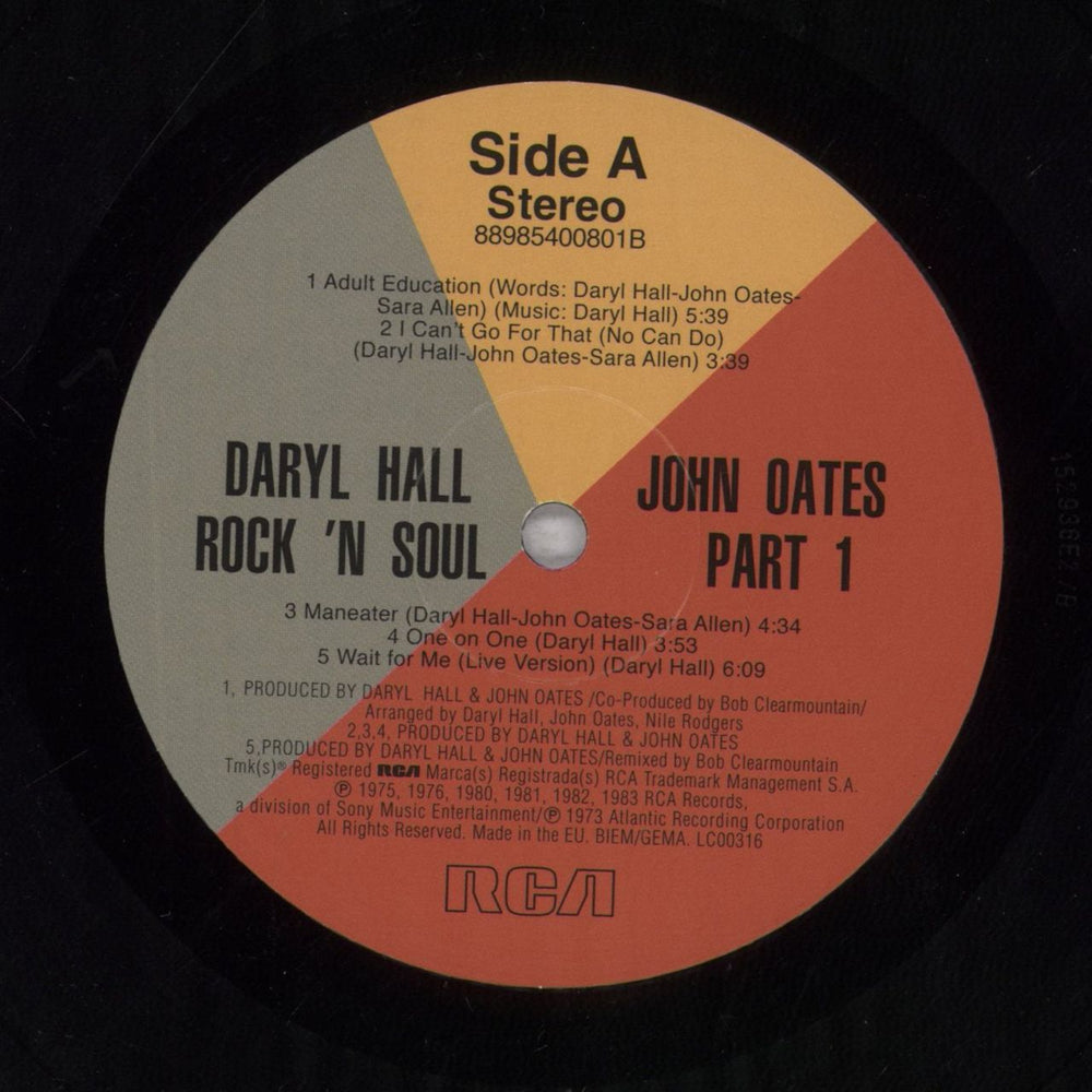 Hall & Oates Rock 'N Soul Part 1 + Calendar UK vinyl LP album (LP record) 889854008017