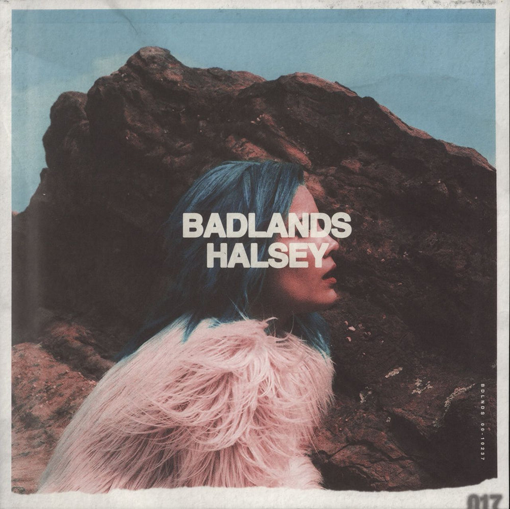 Halsey Badlands - Sky Blue Vinyl - Ex UK vinyl LP album (LP record) 0602547419811