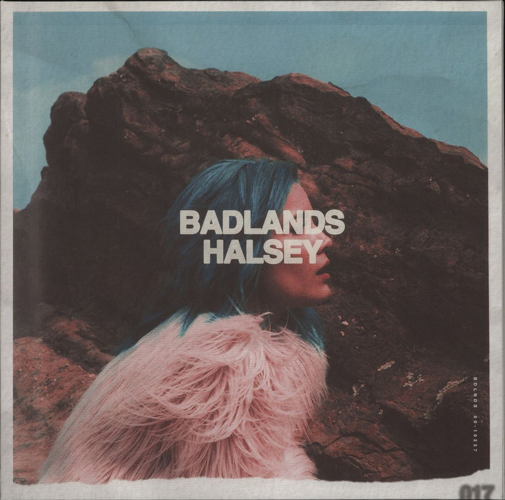 Halsey Badlands - Sky Blue Vinyl UK vinyl LP album (LP record) 0602547419811