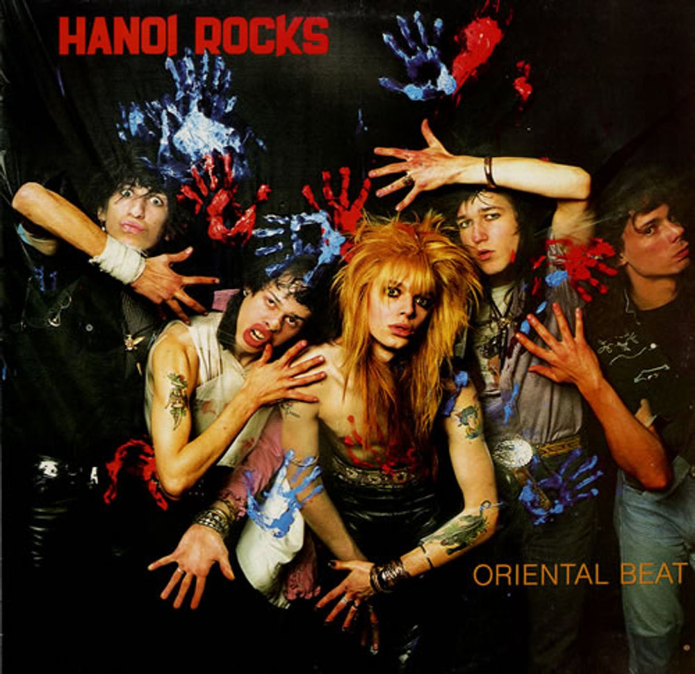 Hanoi Rocks Oriental Beat UK vinyl LP album (LP record) LICLP3