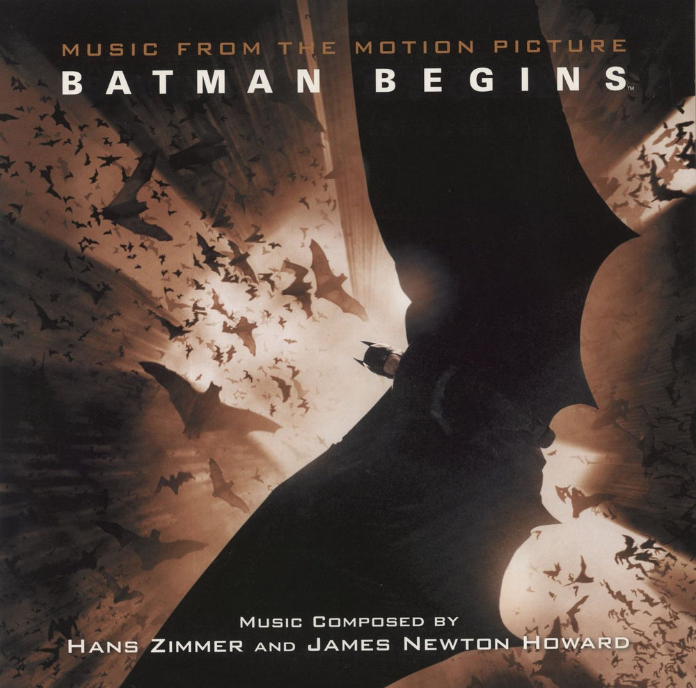 Hans Zimmer Batman Begins  - 180g UK 2-LP vinyl record set (Double LP Album) SILLP1316