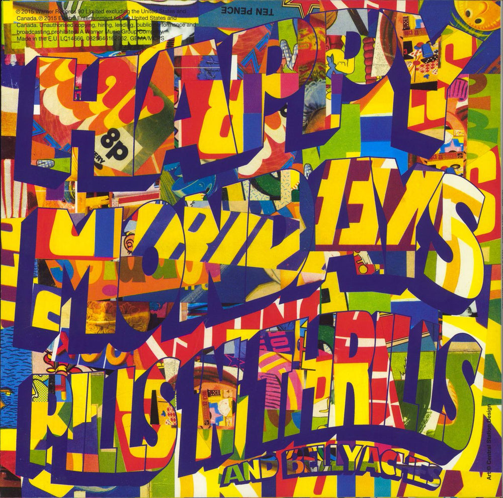 Happy Mondays Pills 'N' Thrills And Bellyaches UK vinyl LP album (LP record) 825646162062