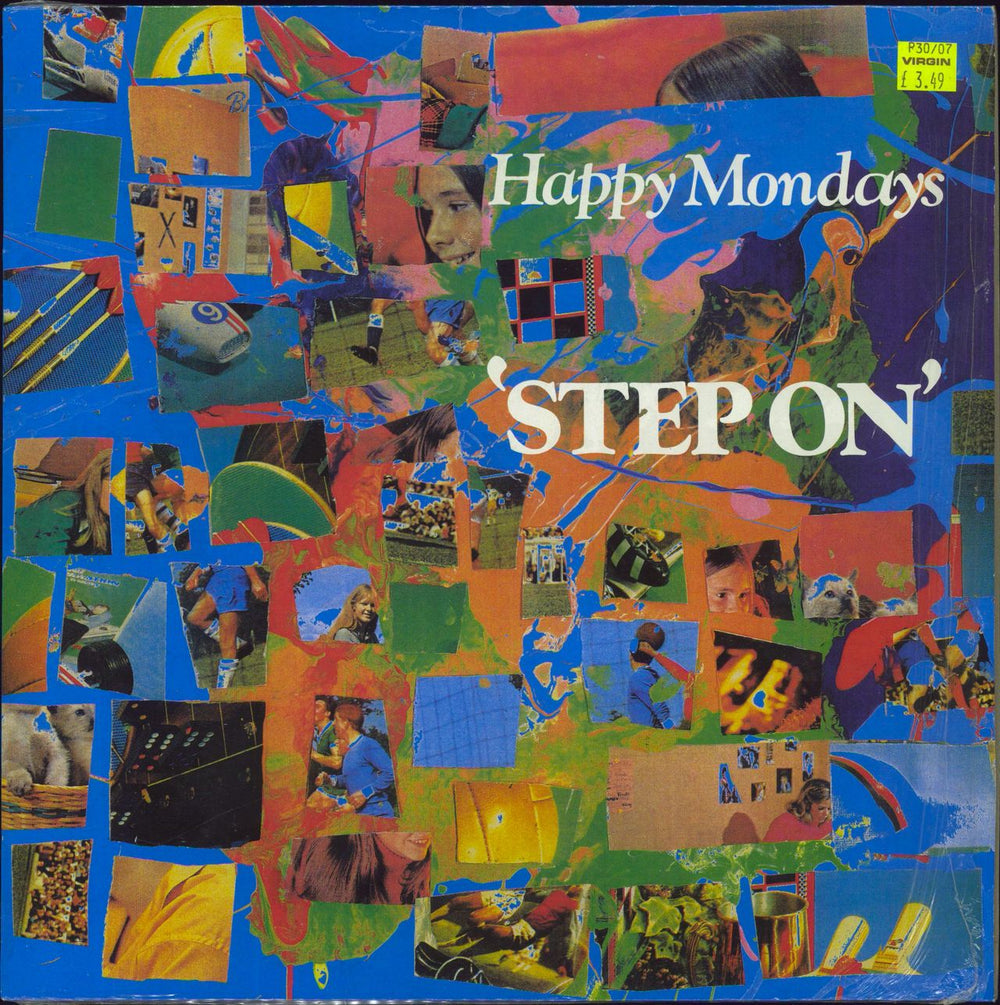 Happy Mondays Step On - Shrink UK 12" vinyl single (12 inch record / Maxi-single) FAC272