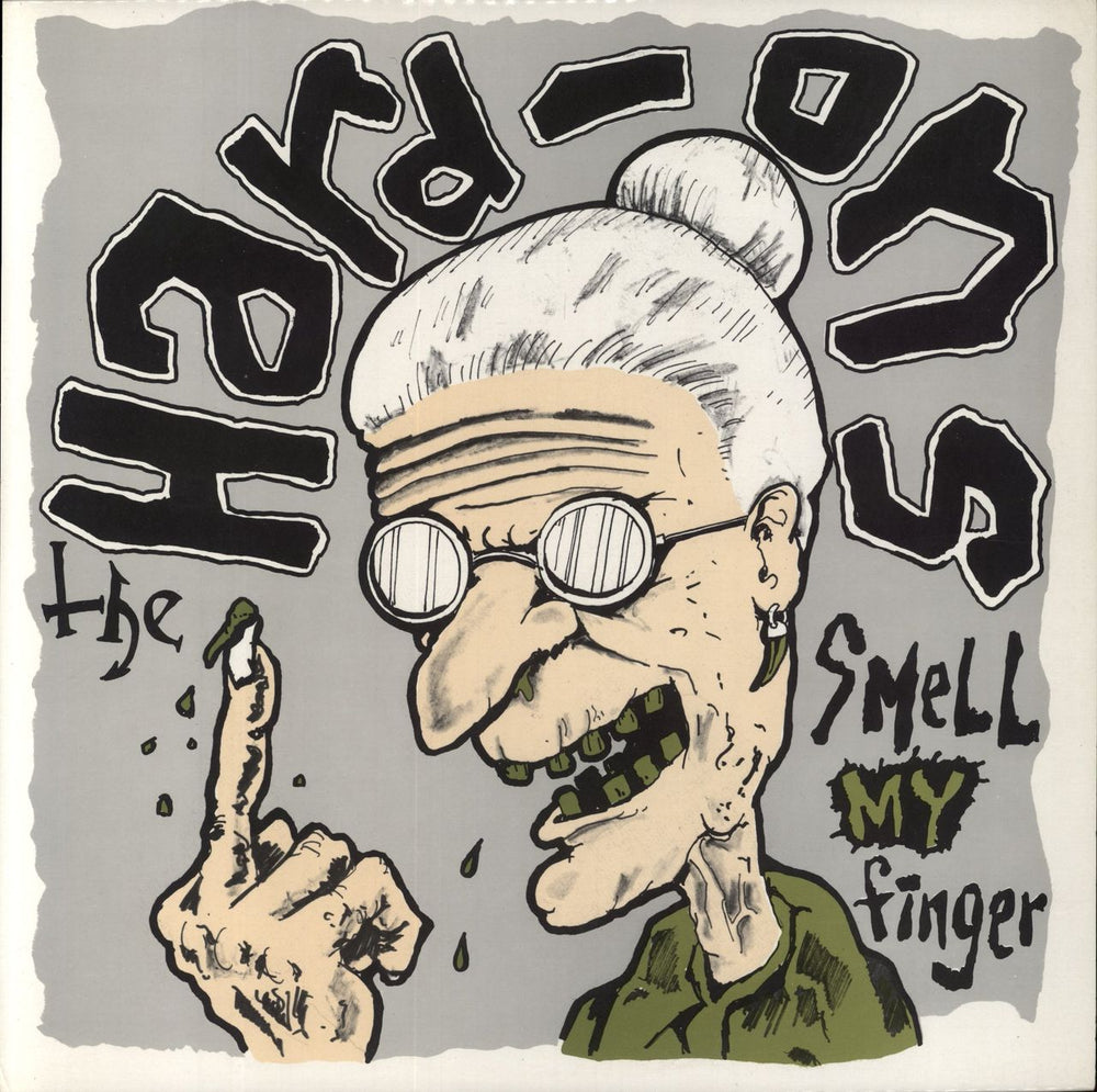 Hard-Ons Smell My Finger Australian 12" vinyl single (12 inch record / Maxi-single) DAMP37