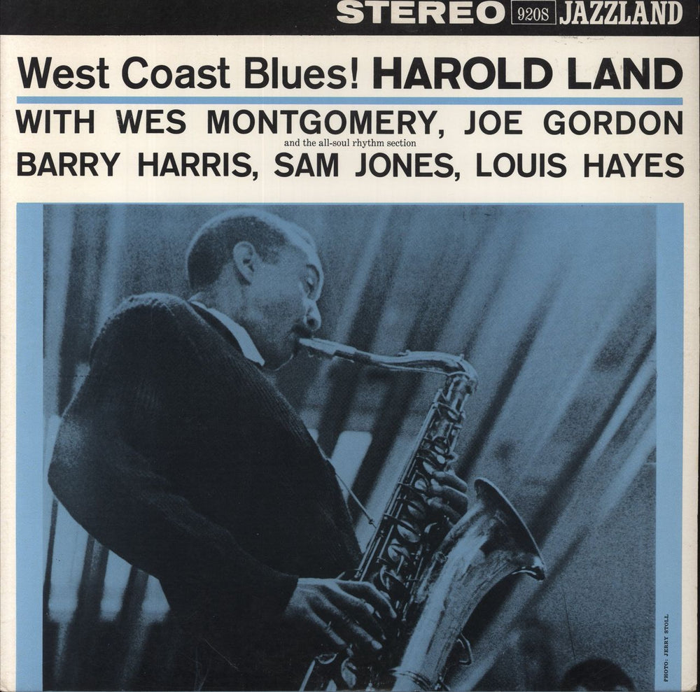 Harold Land West Coast Blues! French vinyl LP album (LP record) OJC-146