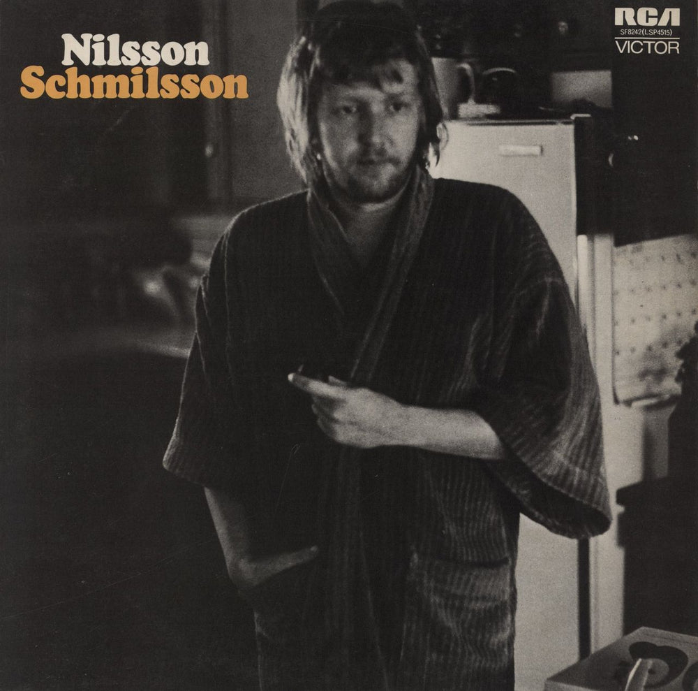 Harry Nilsson Nilsson Schmilsson - Promo Stamped + Poster UK Promo vinyl LP album (LP record) SF8242