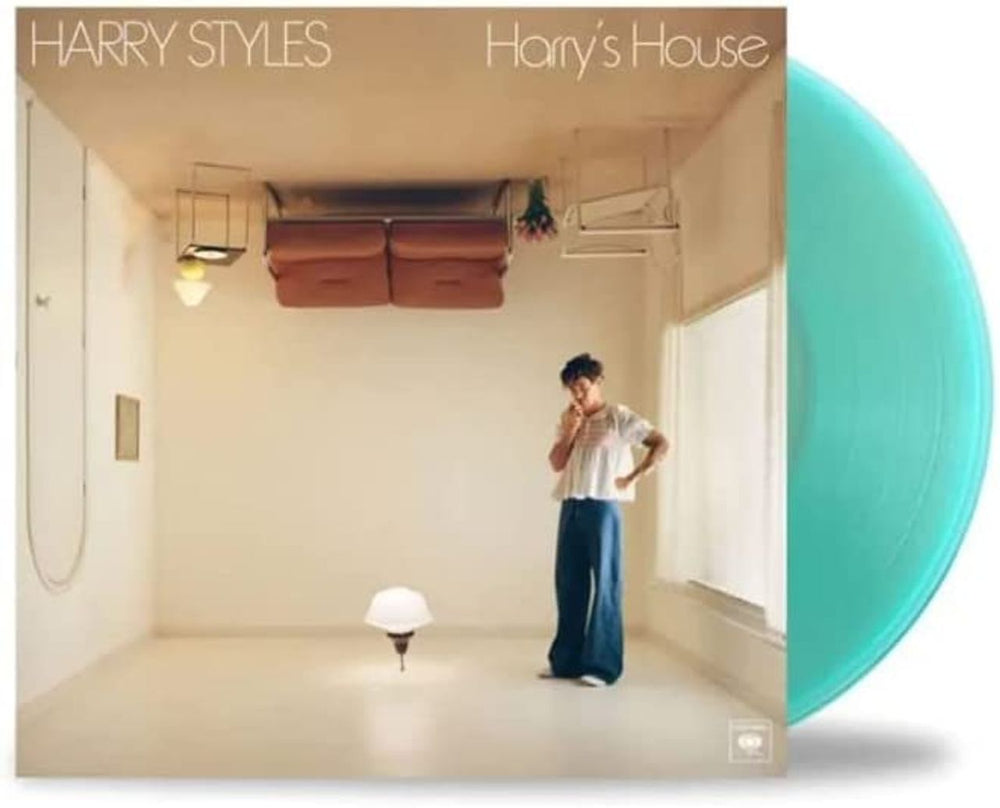 Harry Styles Harry's House - Sea Glass Green Vinyl - Sealed UK vinyl LP album (LP record) 196587081416