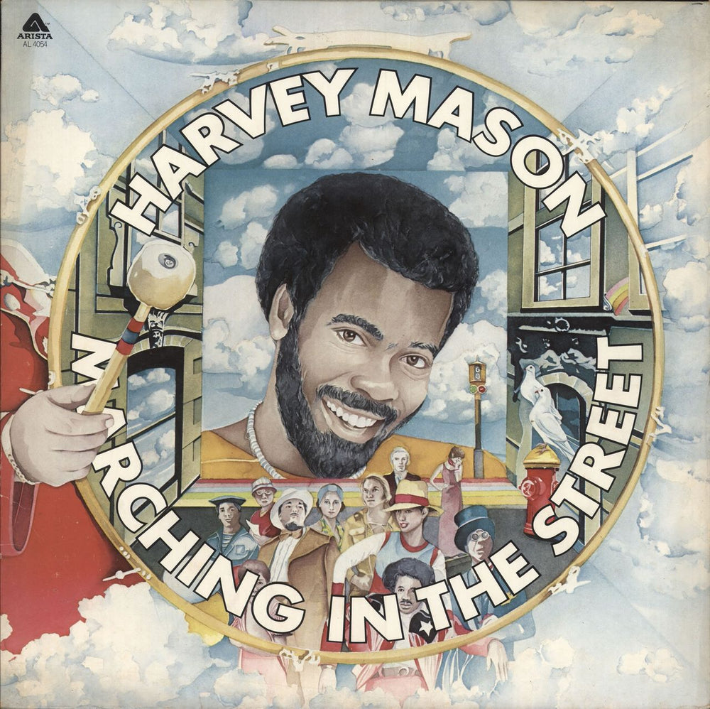 Harvey Mason Marching In The Street US vinyl LP album (LP record) AL4054