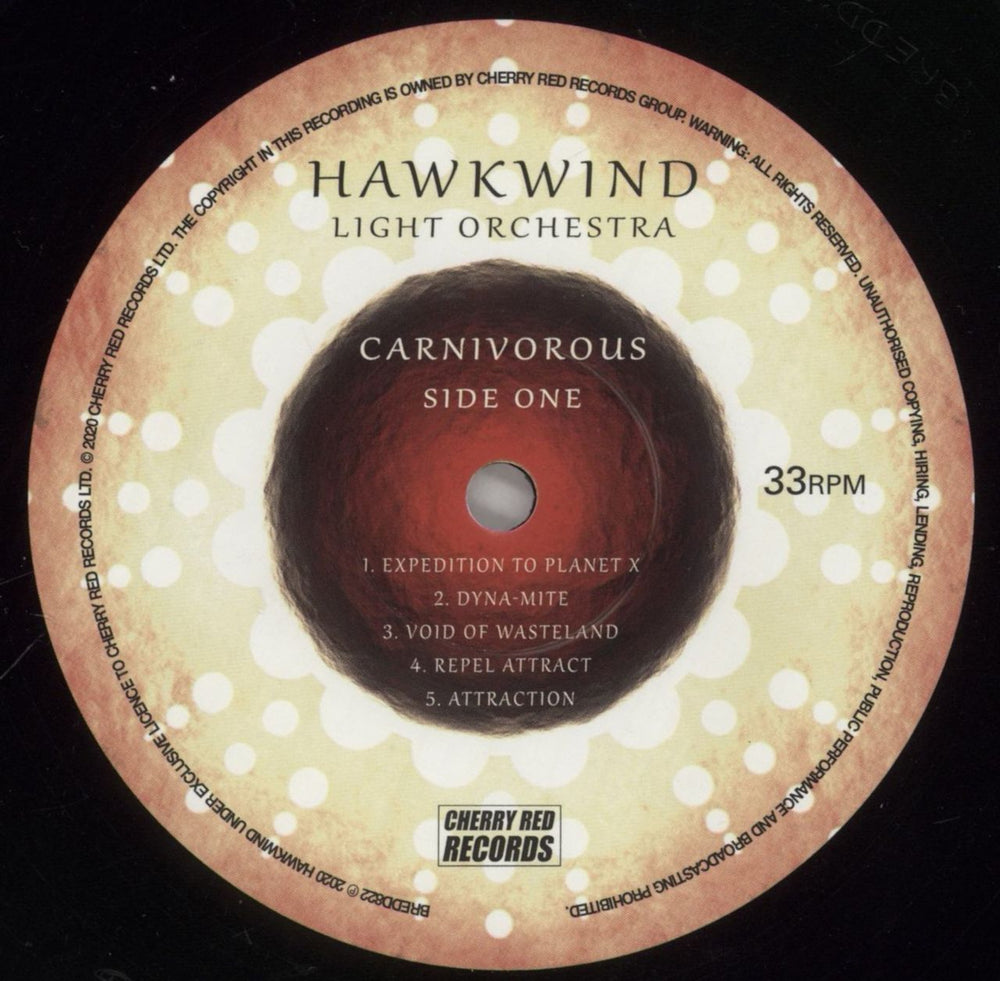 Hawkwind Carnivorous UK 2-LP vinyl record set (Double LP Album) HWK2LCA860980