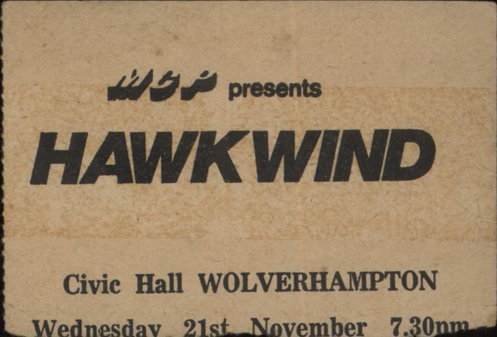 Hawkwind Masters Of The Universe + Ticket Stub UK tour programme HWKTRMA590869