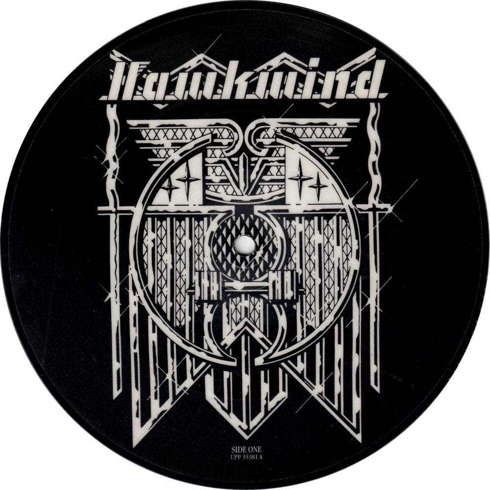 Hawkwind Silver Machine UK 7" vinyl picture disc (7 inch picture disc single) UPP35381