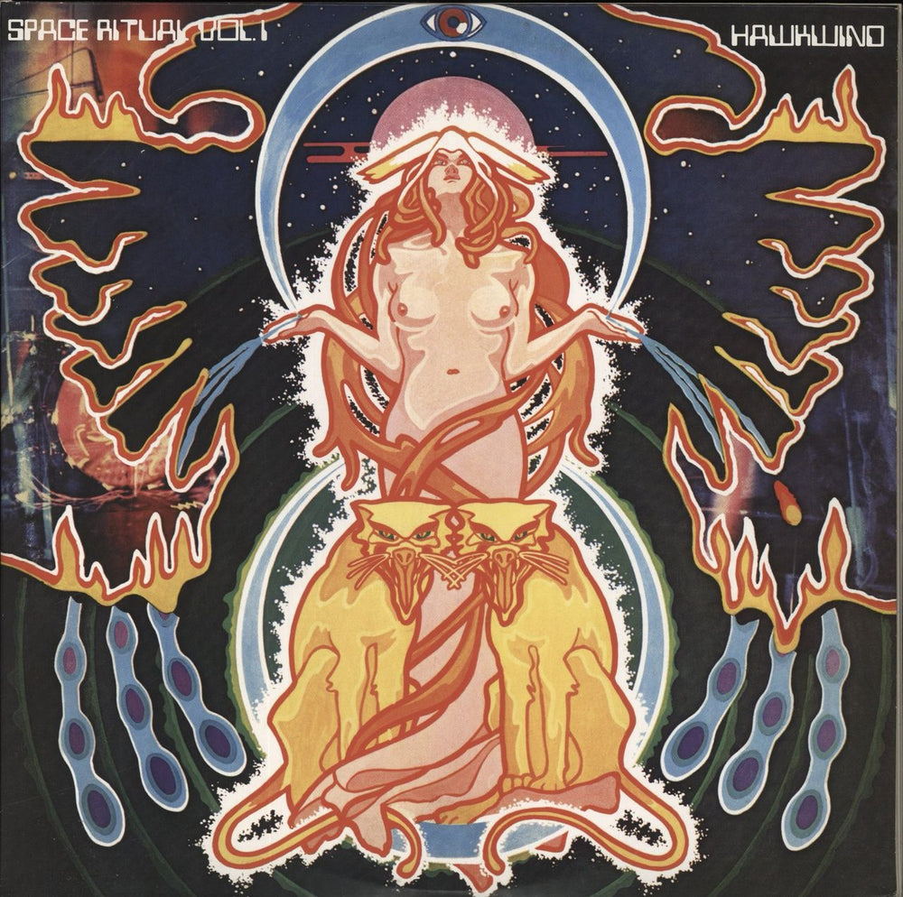 Hawkwind Space Ritual Vol.1: Remastered - Blue Vinyl UK 2-LP vinyl record set (Double LP Album) RCV016LP