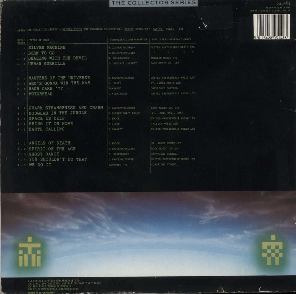 Hawkwind The Hawkwind Collection German 2-LP vinyl record set (Double LP Album) 5013428031483