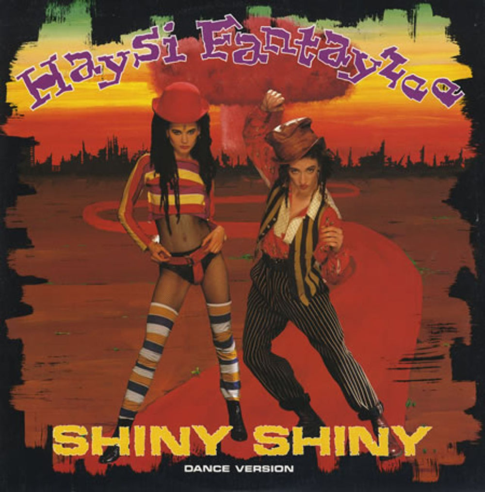 Haysi Fantayzee Shiny Shiny UK 12" vinyl single (12 inch record / Maxi-single) RGT106