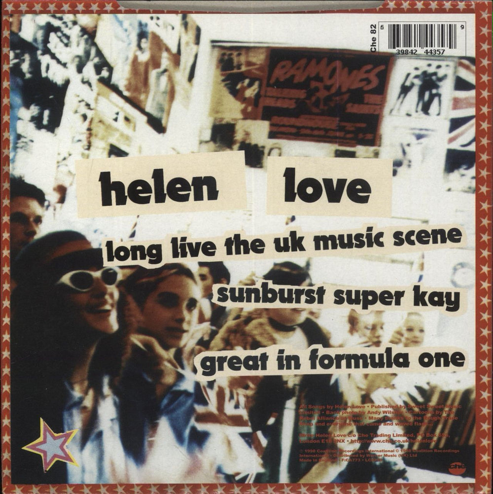 Helen Love Long Live The UK Music Scene UK 7" vinyl single (7 inch record / 45) 639842443579