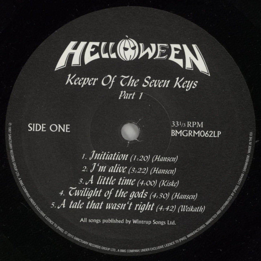 Helloween Keeper Of The Seven Keys - Part I UK vinyl LP album (LP record) HLOLPKE866859