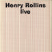 Henry Rollins Live Dutch Promo vinyl LP album (LP record) EKSAKT034