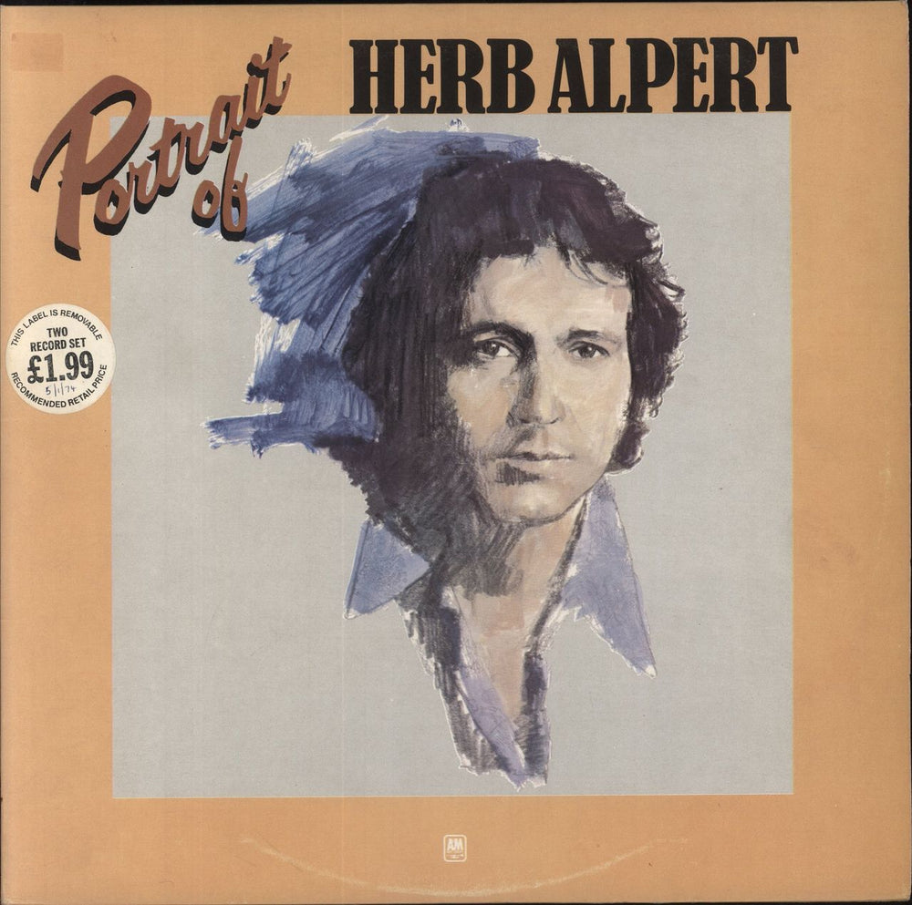 Herb Alpert Portrait Of - Price Stickered Sleeve UK vinyl LP album (LP record) AMLC4001