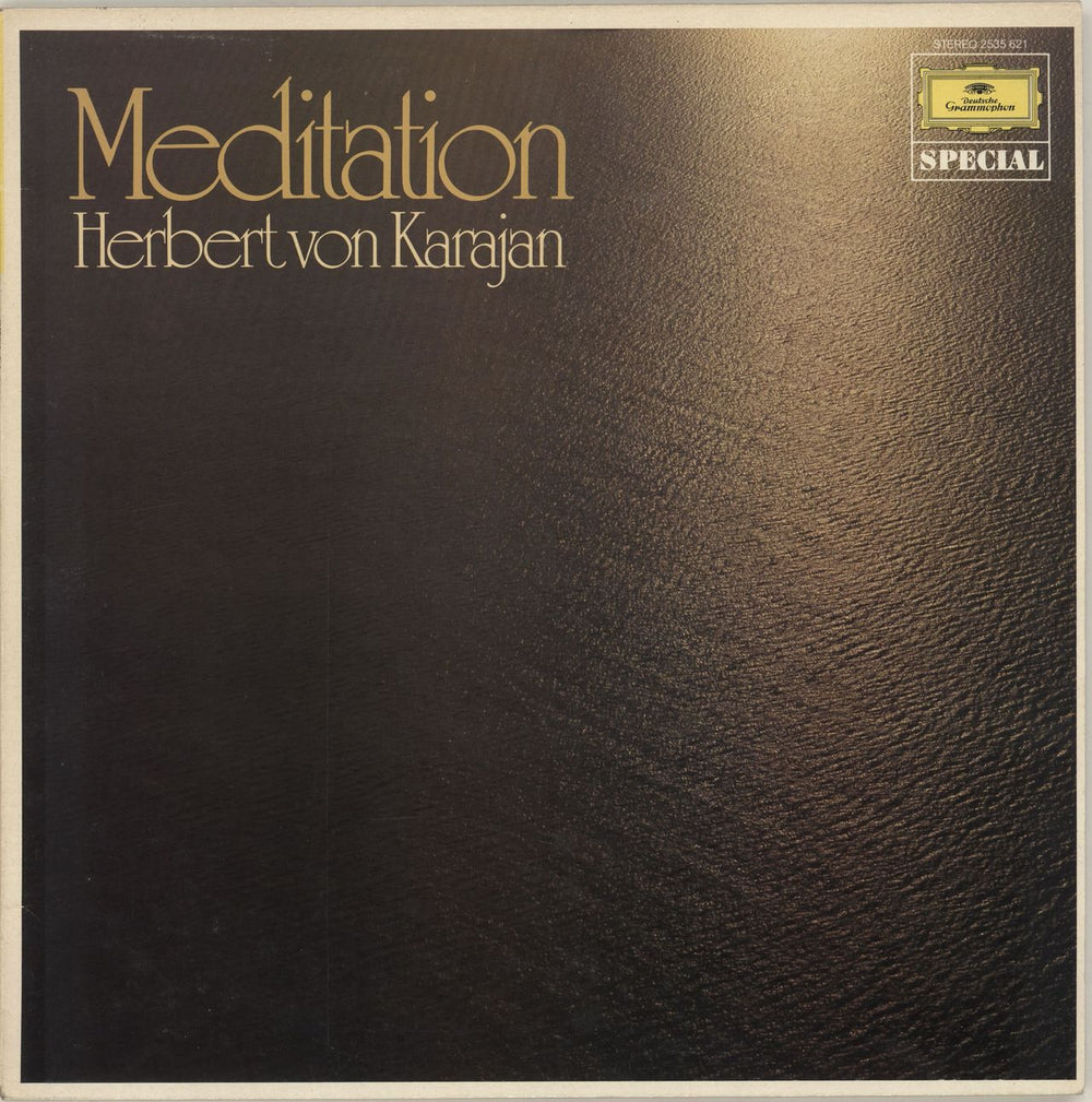 Herbert Von Karajan Meditation UK vinyl LP album (LP record) 2535621