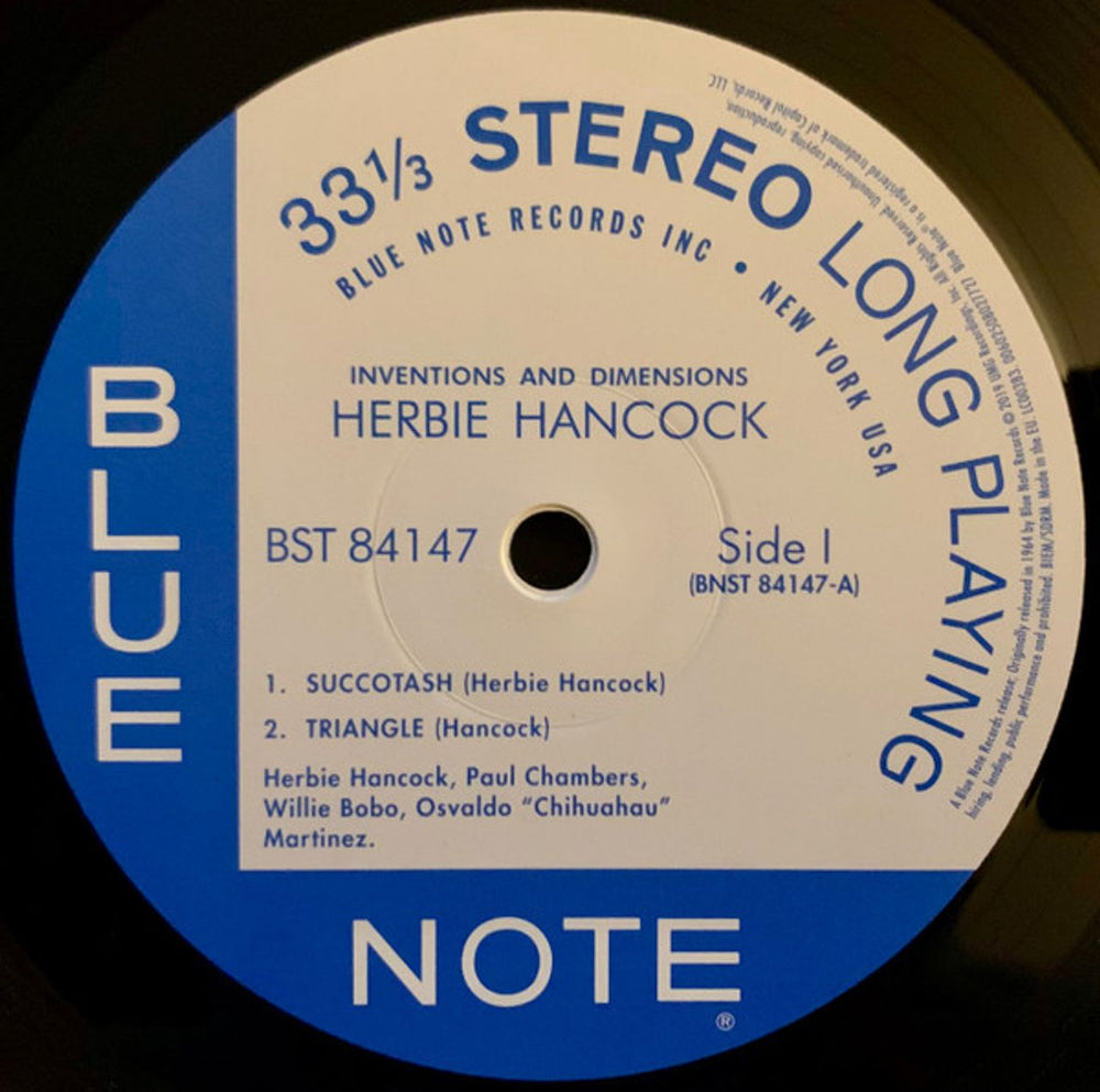 Herbie Hancock Inventions & Dimensions - 180 Gram - Sealed UK vinyl LP album (LP record) HHALPIN814963