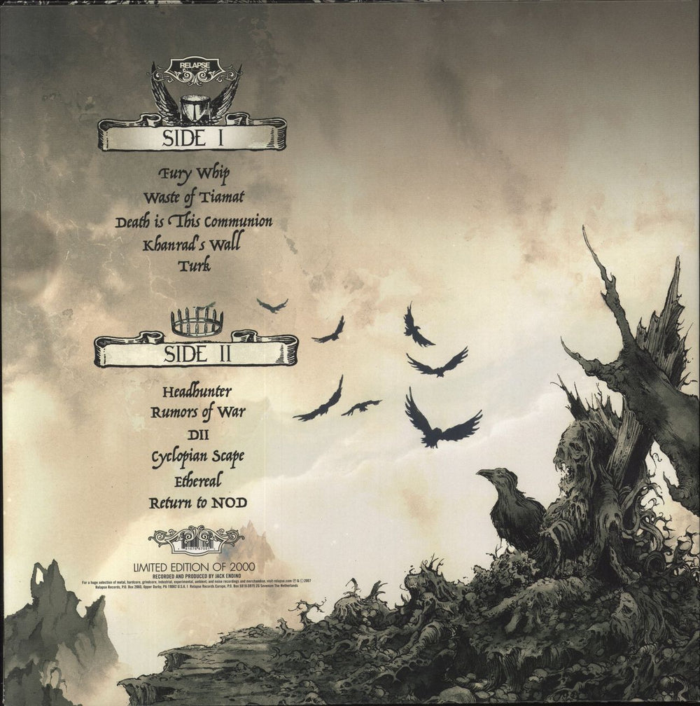 High On Fire Death Is This Communion US vinyl LP album (LP record)