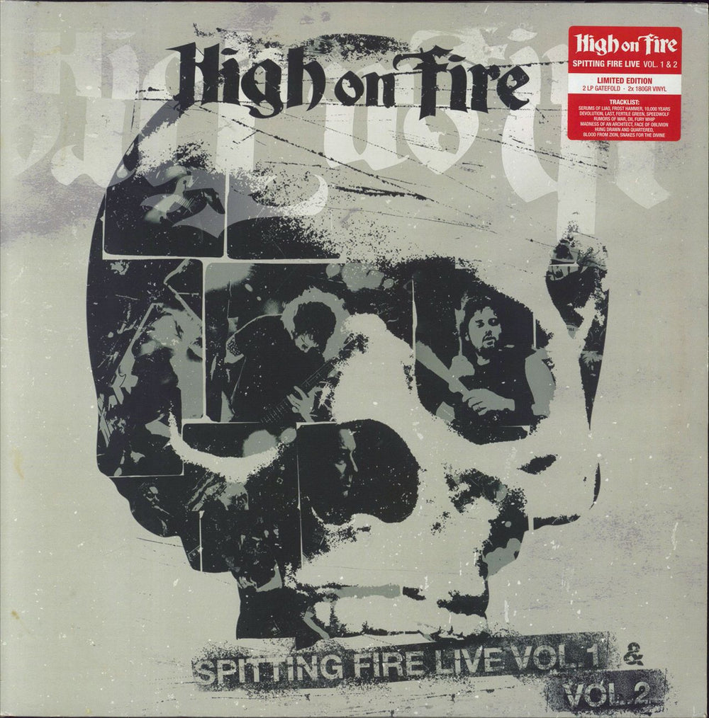 High On Fire Spitting Fire Live Vol. 1 & Vol. 2 - 180g UK 2-LP vinyl record set (Double LP Album) 9983591