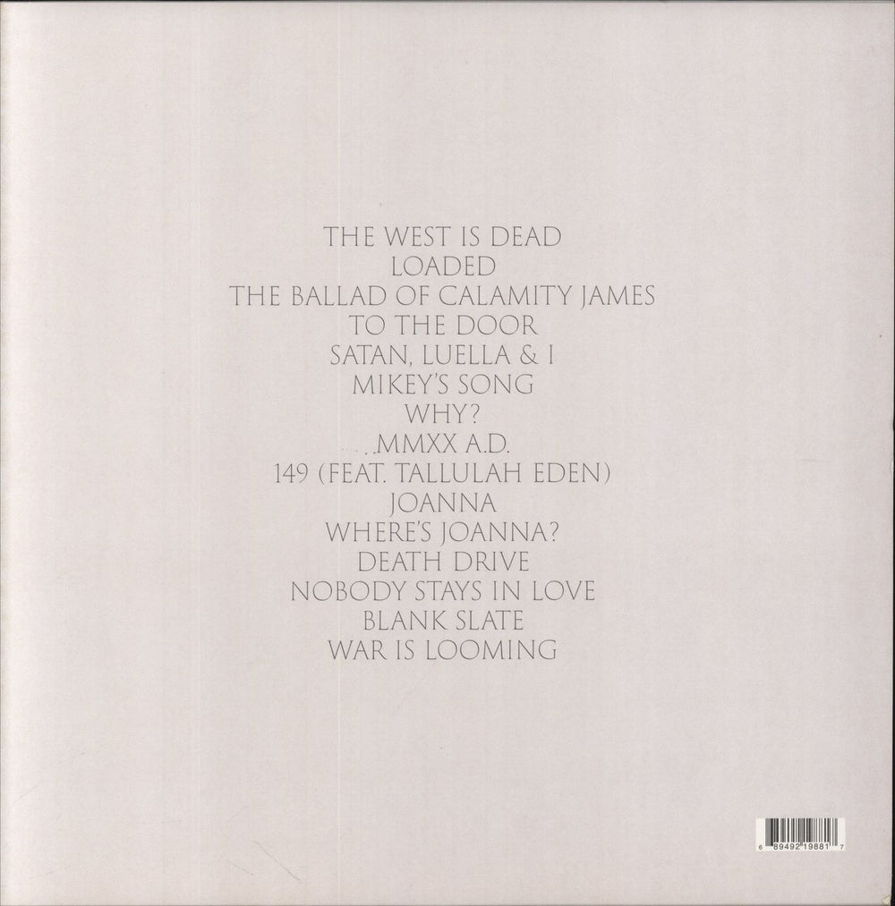 HMLTD West Of Eden - Red Vinyl + Flexi-disc UK vinyl LP album (LP record) N/AV