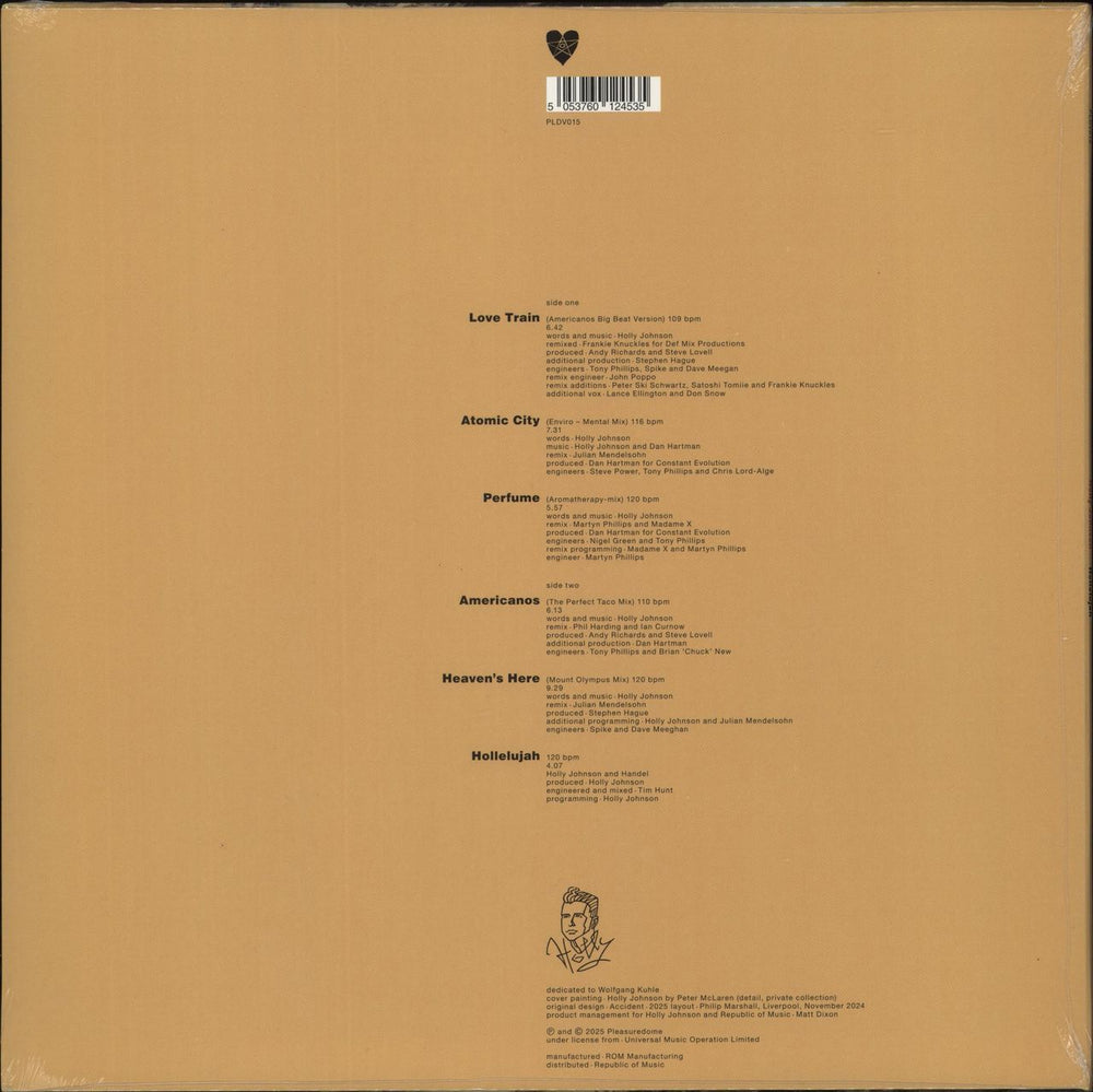 Holly Johnson Hollelujah (The Remix Album) - Golden Shower Coloured Vinyl - Sealed UK vinyl LP album (LP record) 5053760124535