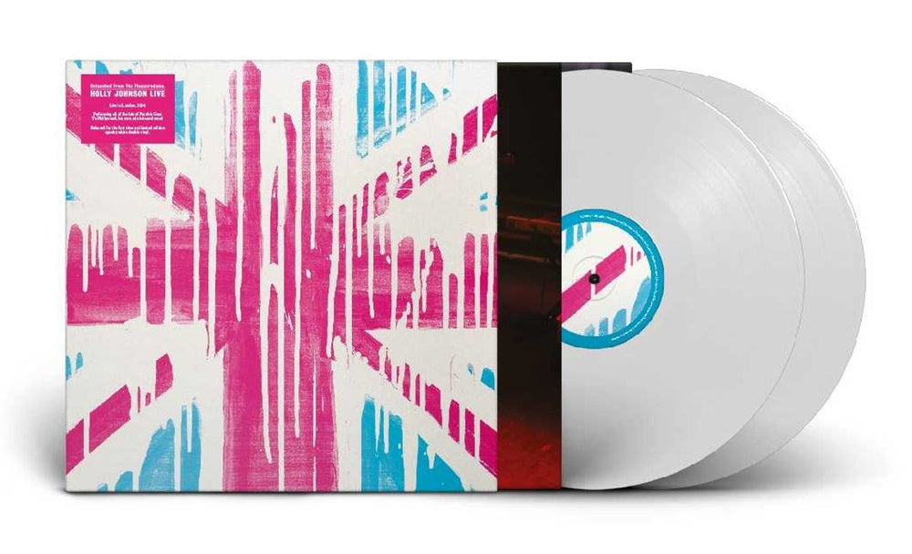 Holly Johnson Unleashed From The Pleasuredome - White Vinyl - Sealed UK 2-LP vinyl record set (Double LP Album) PLDV13