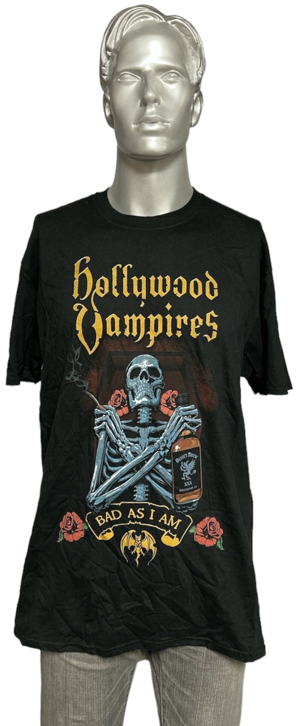 Hollywood Vampires Bad As I Am - T-Shirt XL UK t-shirt T-SHIRT