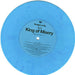 Honeycrack King Of Misery - Blue Vinyl UK 7" vinyl single (7 inch record / 45) HYC07KI64703