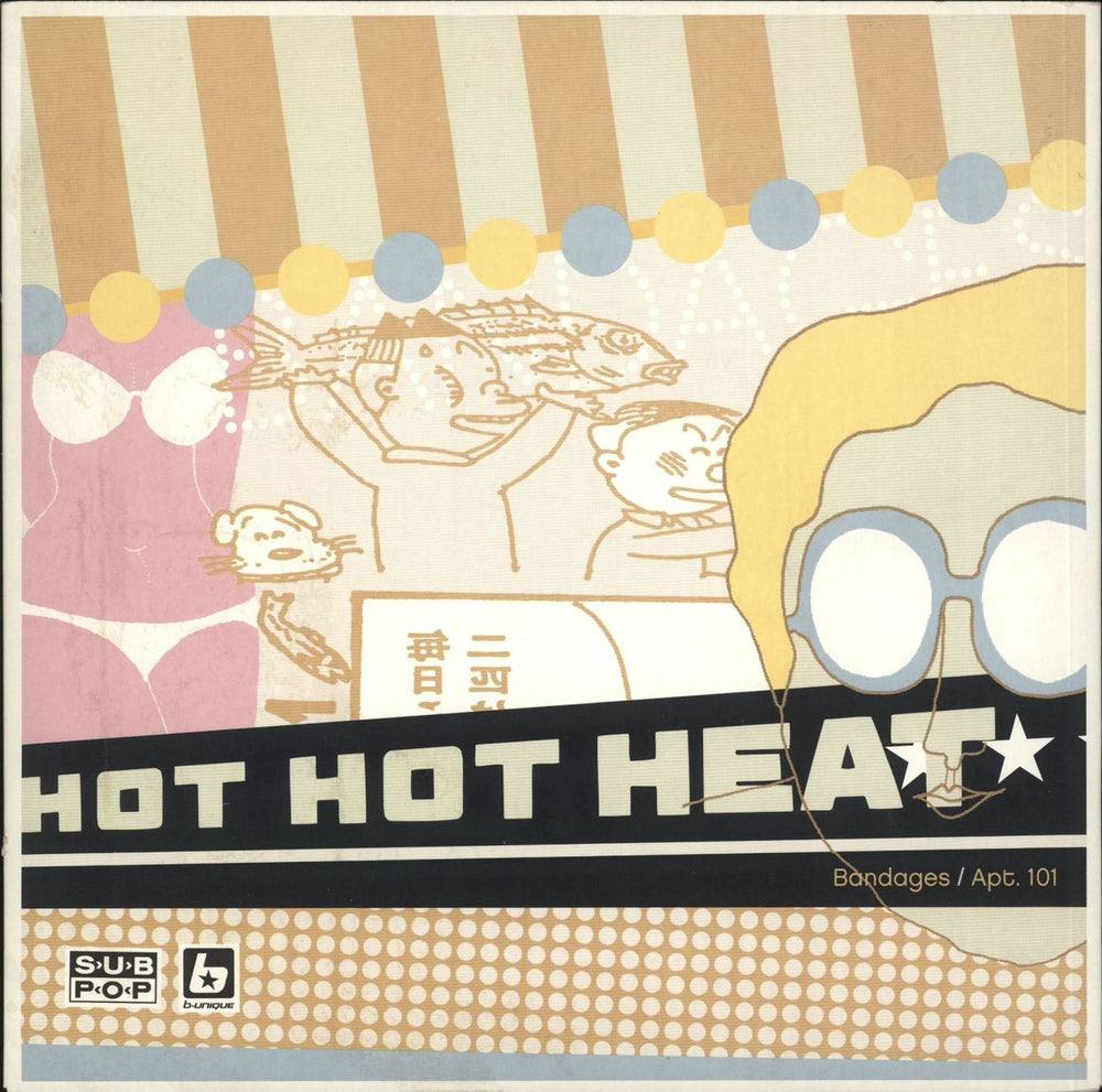 Hot Hot Heat Bandages UK 7" vinyl single (7 inch record / 45) BUN0457