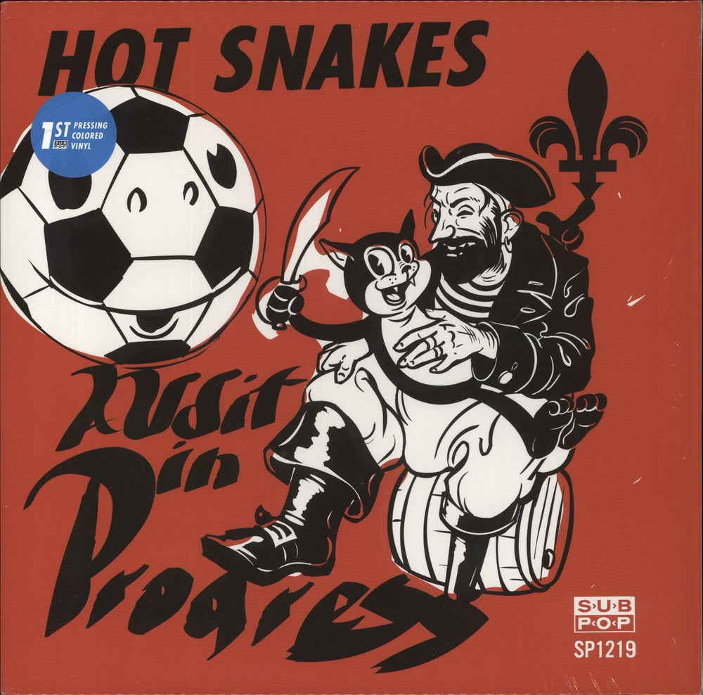 Hot Snakes Audit In Progress - Pink Translucent Vinyl + Declas US vinyl LP album (LP record) SP1219