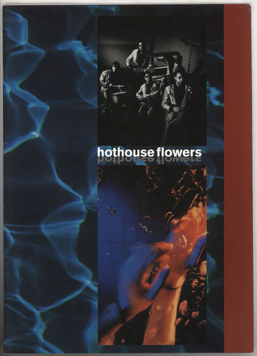 Hothouse Flowers Songs From The Rain UK tour programme TOUR PROGRAMME